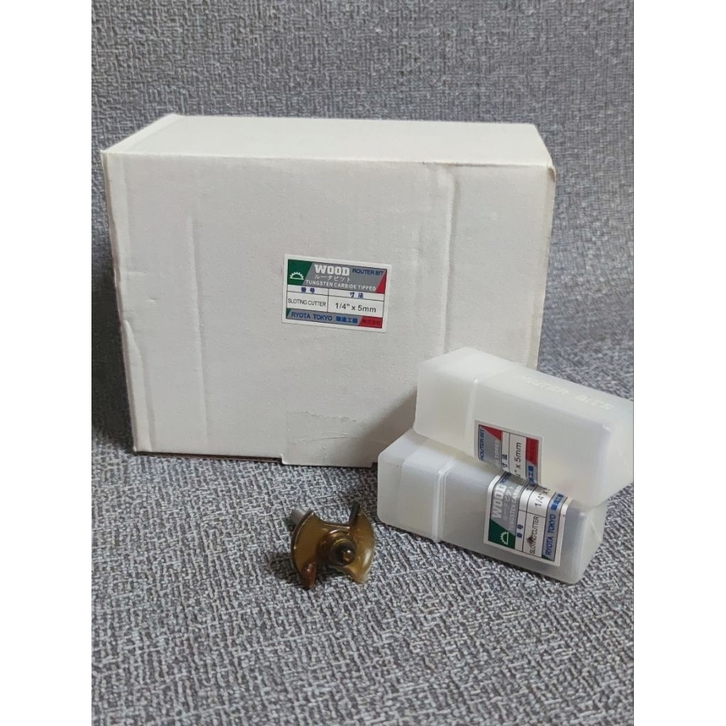 SLOTING Mata Profil Sloting Bit Mata Router Kayu Wood Trimmer Router