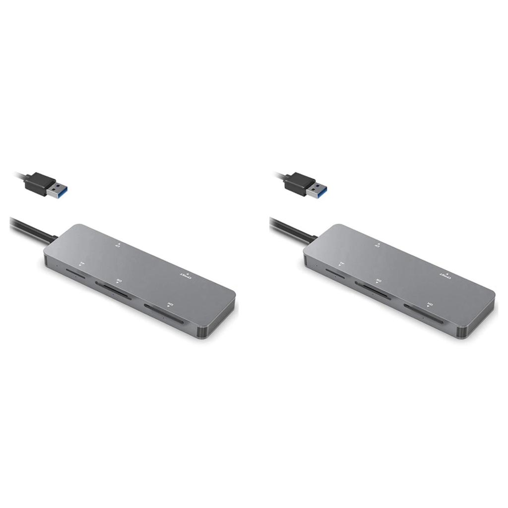 AP2X USB 30 Multifunction Card Reader CfastCFXDSDTF Card Reader 5 In 1 USB Card Reader 5Gbps For PC 