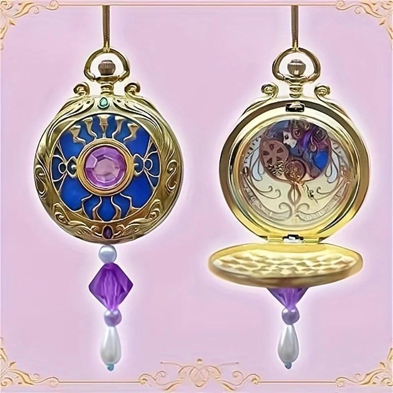 Exquisite Anime Pocket Watch Hanging Watch Women's Time Princess Pocket Watch Quartz Watch Cartoon P