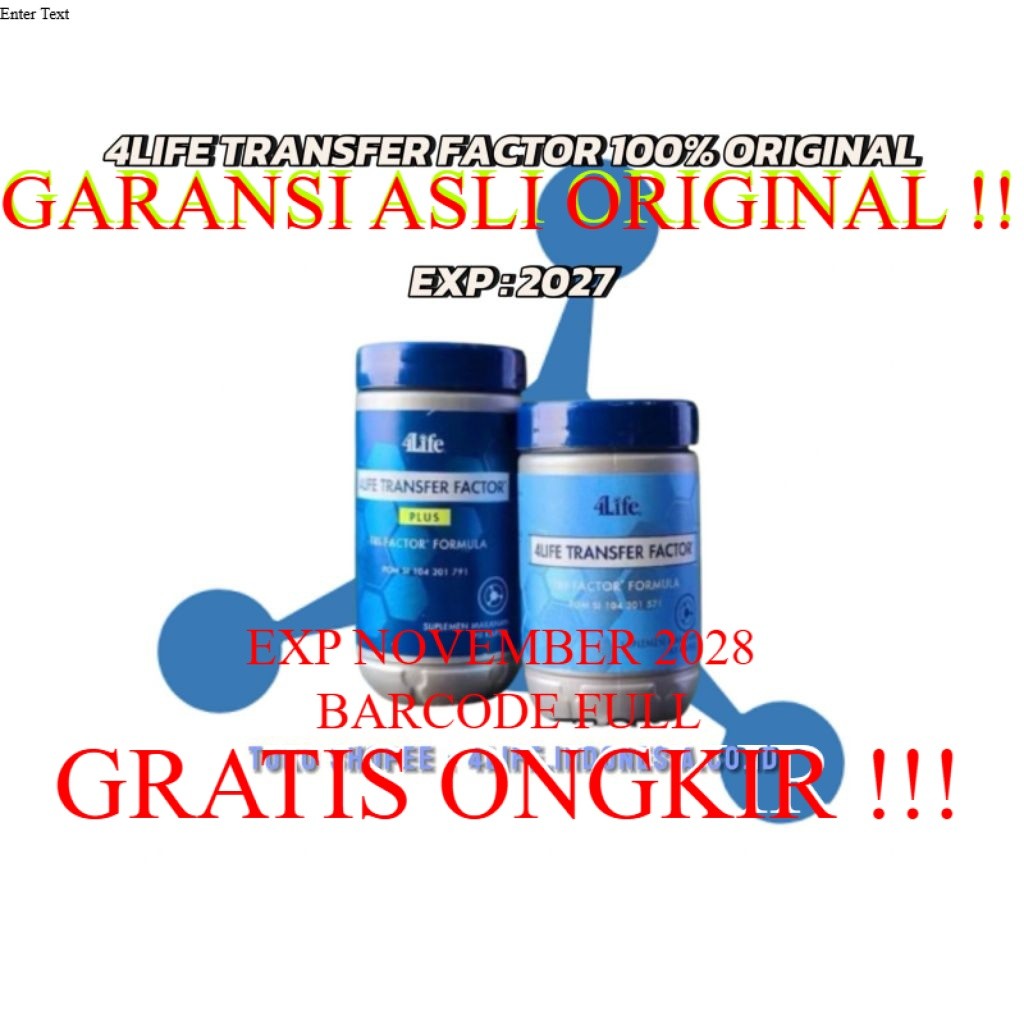 4LIFE PLUS FACTOR FORMULA 4LIFE PLUS FACTOR TRI ORIGINAL #4LIFE