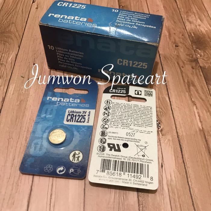 Baterai Renata CR1225 Original Lithium 3V Renata 1225 Lithium 3V