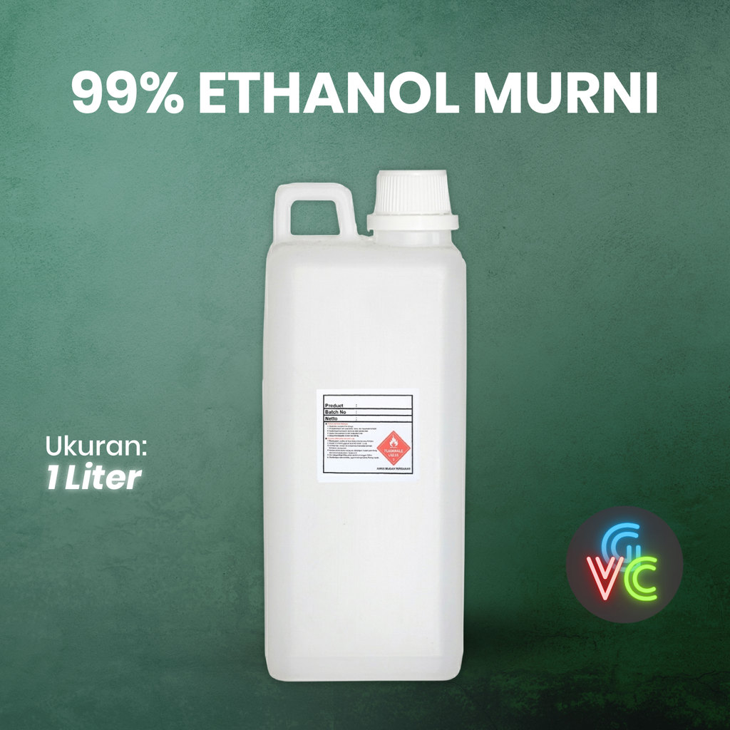 Ethanol Murni 99.8% 1 Liter - GVCSupply - Alkohol Ethanol Murni