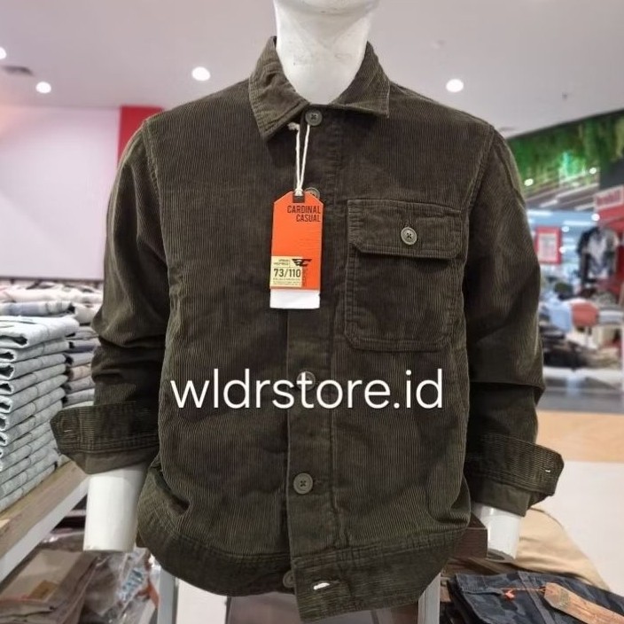 Ready Stok CARDINAL JAKET CORDUROY PREMIUM 006 HIJAU DAUN