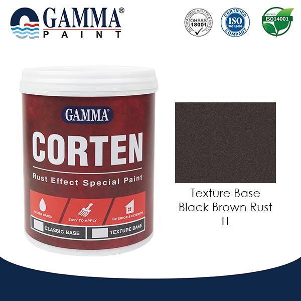 CORTEN - TEXTURE BASE - Cat Motif Karat Besi (Komponen B)