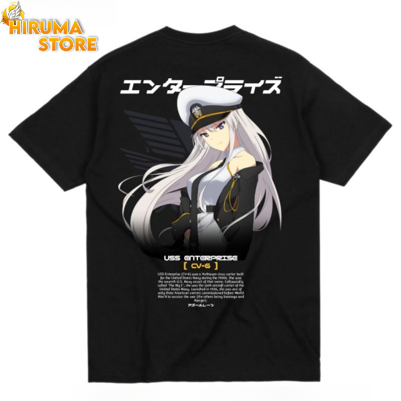 Kaos Baju USS Enterprise Azur Lane | Hiruma Store