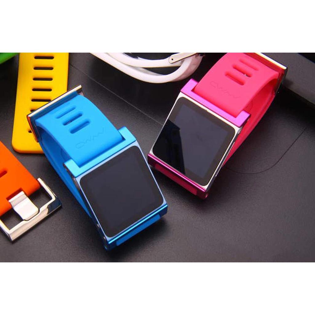 Second Generation Insert Style Aluminum Metal Watch Band Wrist Strap For Apple iPod Nano 6th Generat