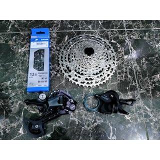 Ready JB Groupset grupset 12 Speed Shimano deore M6100 original Japan 11 - 50T 51T - Komplit Full Sh