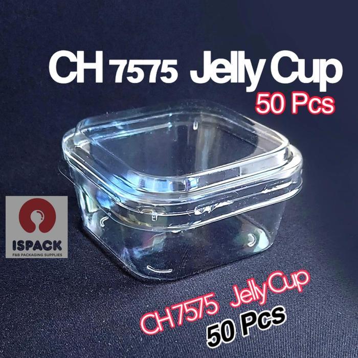 Puding Cup Jelly Cup CH 7575 + tutup 50 Pcs