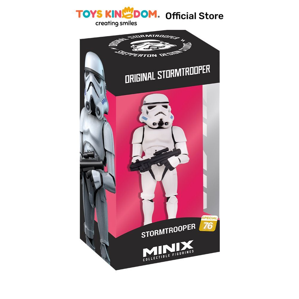 Toys Kingdom Minix Star Wars Figure Stormtrooper 12 cm - Putih Figur Miniatur Karakter Mainan Koleks