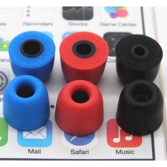 12 Pcs noise isolation Memory Foam Tips T100 T200 T400 T500 Sponge Ear Pads for in ear Earphone Head