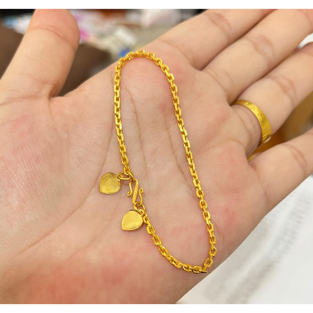 Gelang Medan Koin 91 asli ori Dewasa Retro 5gr  Lapis Emas