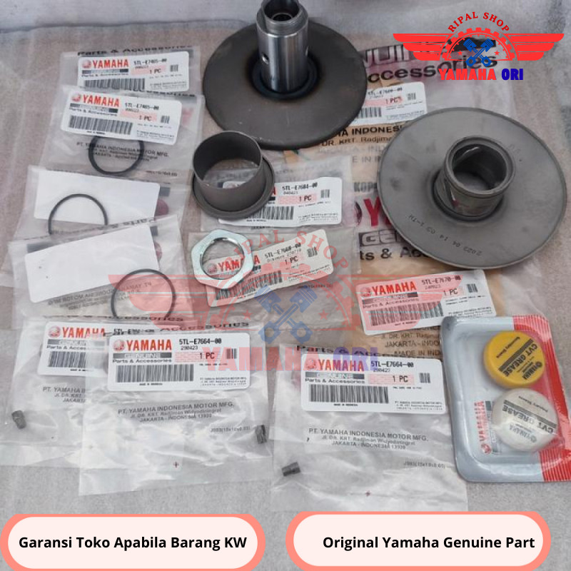 PULLY SET ASSY BELAKANG MIO SPORTY SMILE ORIGINAL ORI YAMAHA