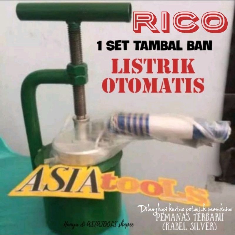 [BISA COD] Alat Tambal Ban Listrik ORI RICO OTOMATIS Elektrik / press ban listrikCOD