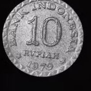 KOIN KUNO 10 RUPIAH 1979 SUDAH DI BERSIHKAN