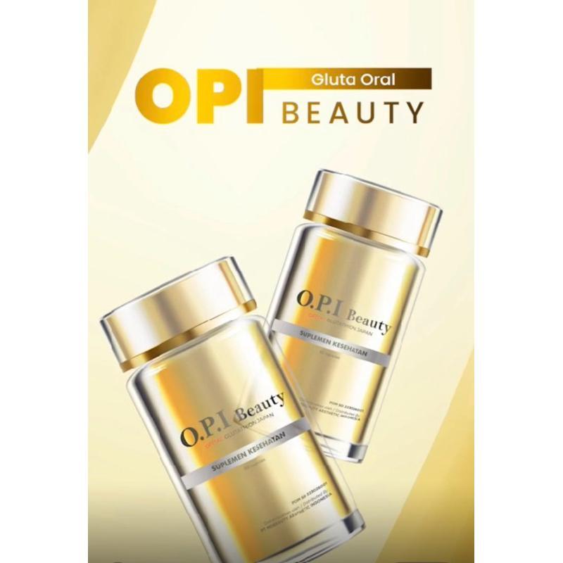 opi beauty suplemen pencerah isi 60 reg bpom O.P.I beauty