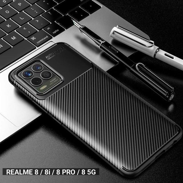 REALME 8 / 8i / 8 5G / 8 PRO AUTOFOCUS CARBON SLIM FIT DESIGN ANTI SHOCK