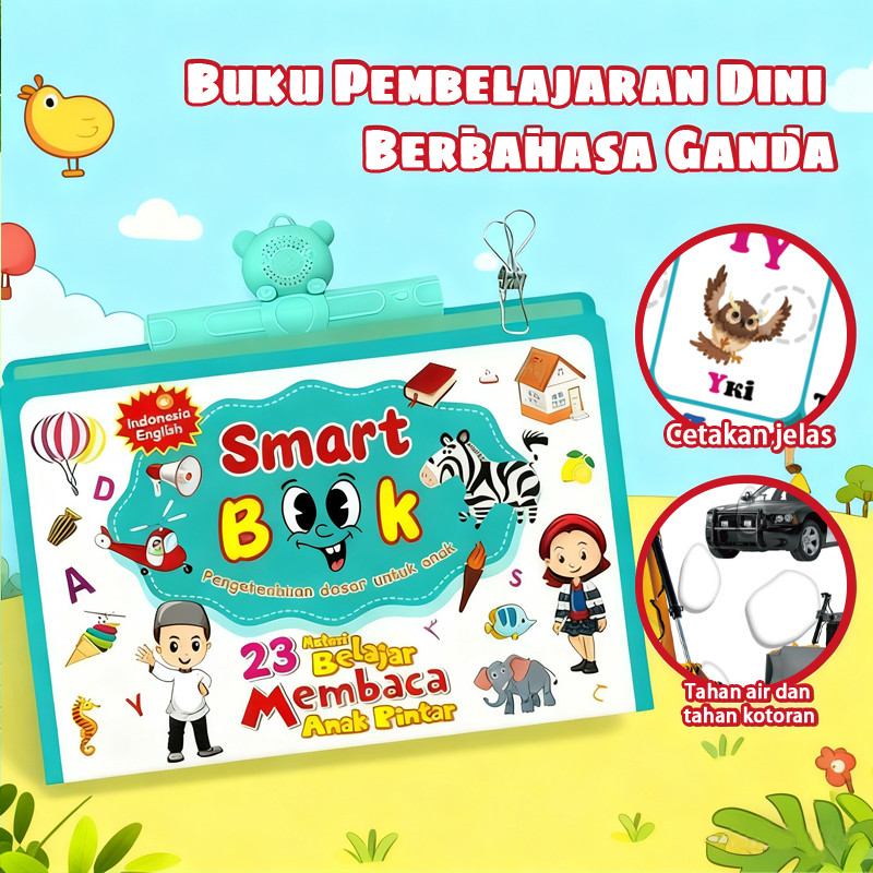 [COD]mart Book Bersuara Indonesia English Pencerahan awal - Jari titik baca bersuara Buku Edukasi In