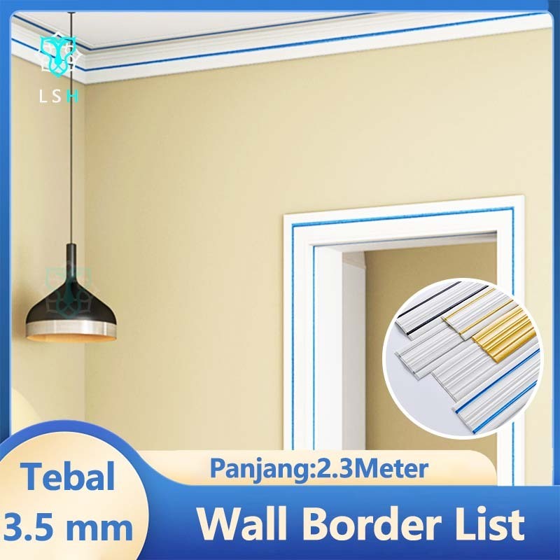 List Foam Wallpaper Foam 3D List Wall Border List 2.3 Meter Wallborder Foam 3D Walpaper List Foam St