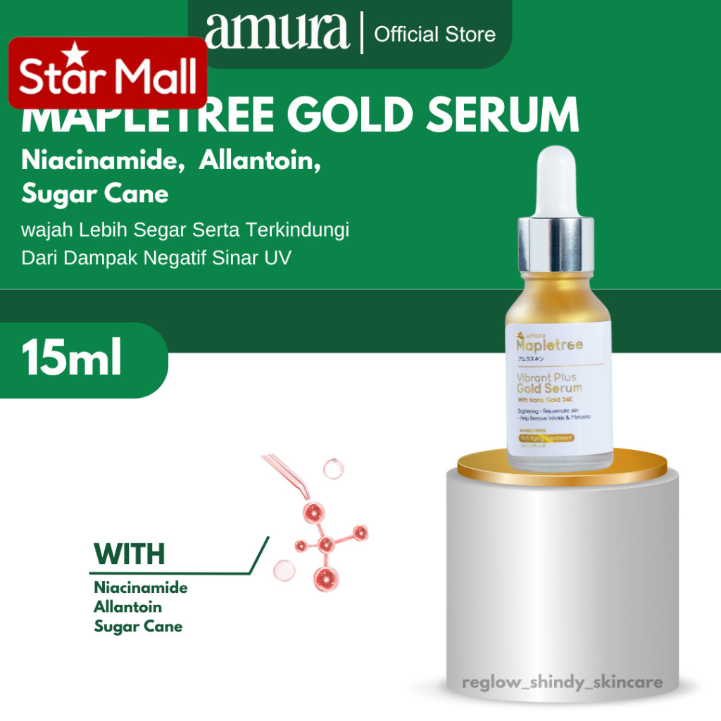 Amura Gold Serum - Hilangkan Melasma & Flek Hitam