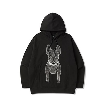 LIFEWORK Big Radog Hoodie Jet Black