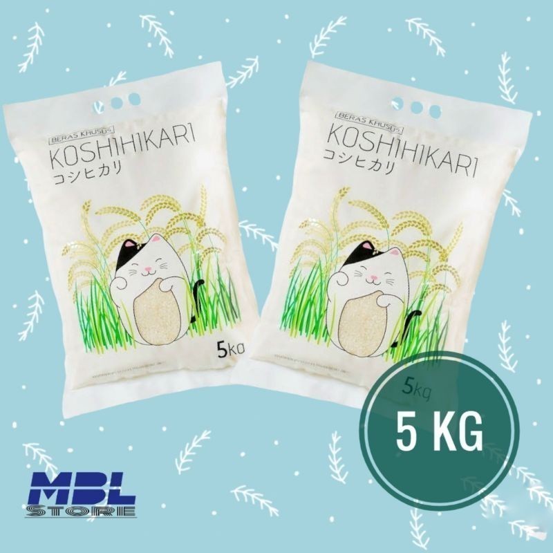 Koshihikari Beras Jepang 5kg / Beras Japonica 5kg