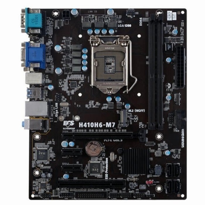 Motherboard ECS INTEL H410 LGA 1200 H410H6-M.2