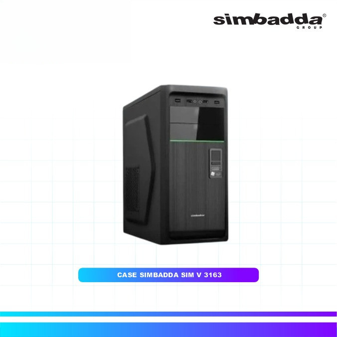 Simbadda Sim V 3163 / Simbada V3163 Casing Komputer + PSU 380W