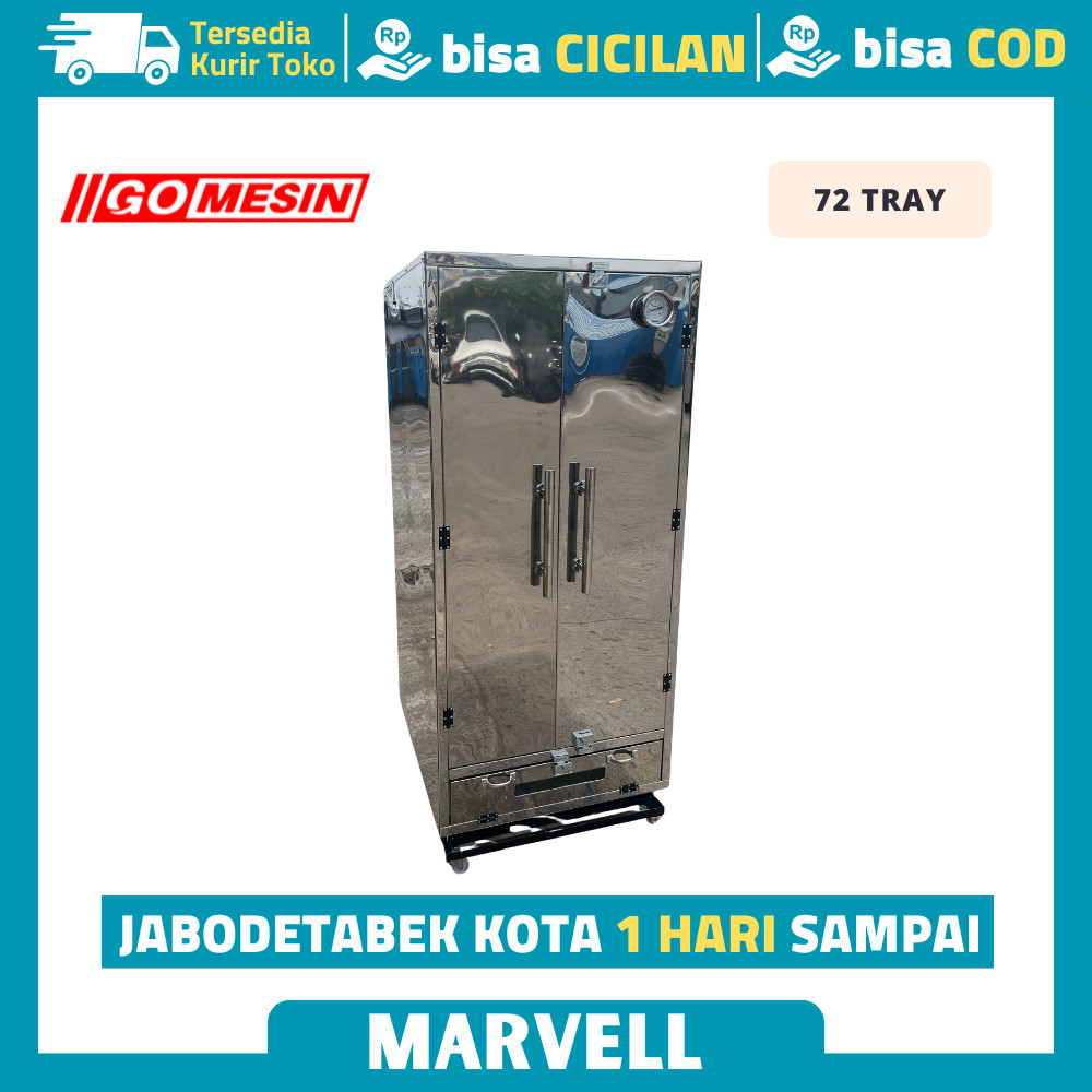 Mesin Pengering Ompreng 72 Tray [sudah termasuk peti kayu]