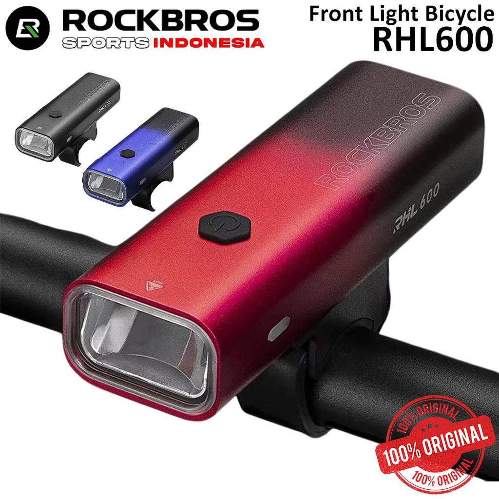 ROCKBROS RHL600 – Lampu Depan Sepeda LED Rechargeable 600 Lumens