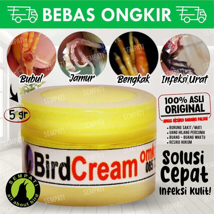 [ burj9iil1v ] || BIRD CREAM OM KICAU OBAT BURUNG SAKIT KAKI KERAK LUKA BENGKAK JAMURAN