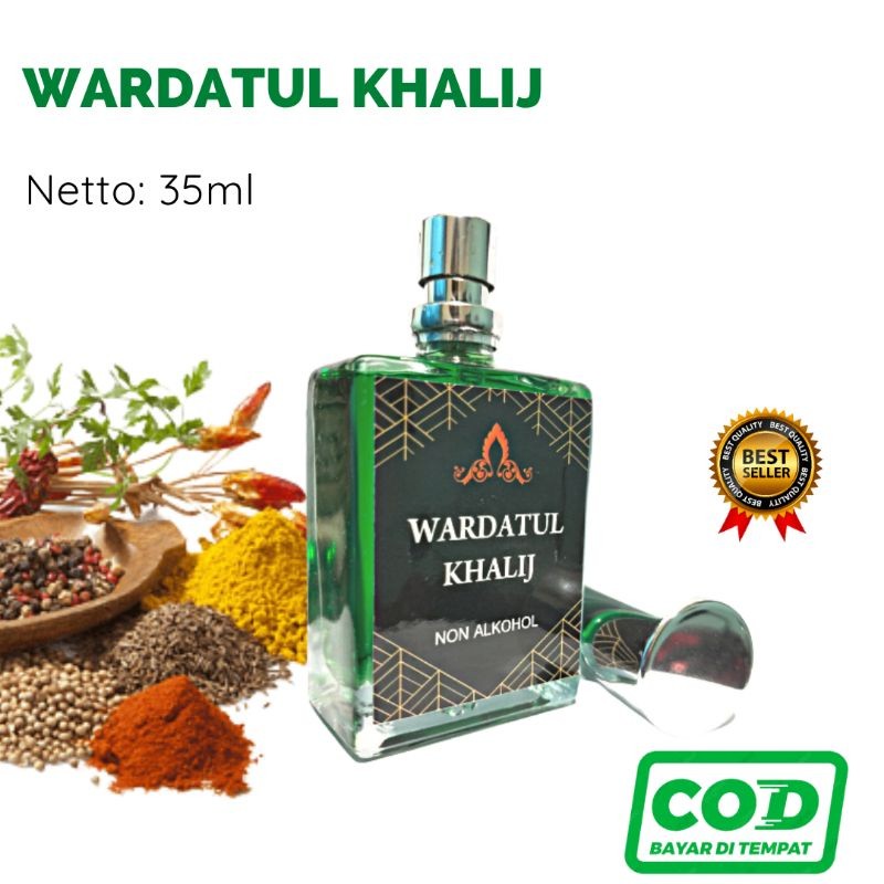 READY Minyak Wangi Wardatul Khalij Parfum Wardah Al Khalij Minyake Arab Saudi Murni Non Alkohol 35ml