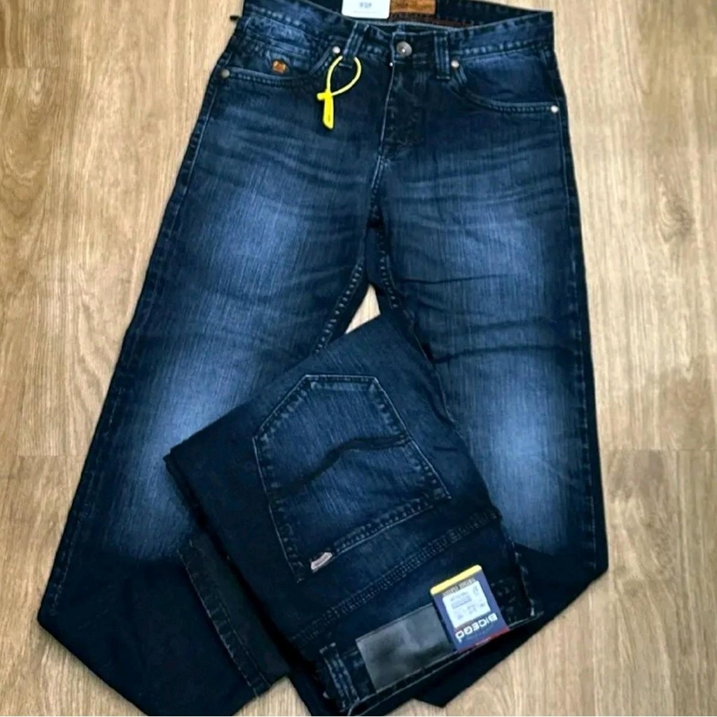 [CEVIRO ]Celana Jeans Panjang Pria Ceviro Bicego Original /Tidak Karet Resleting Belakang