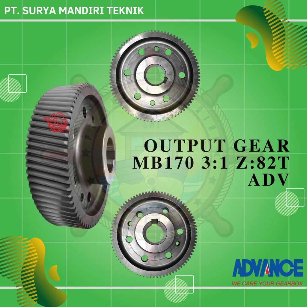 MB170 DRIVE GEAR / OUTPUT GEAR 3:1 Z:82T MB170-03-002/3 ADVANCE