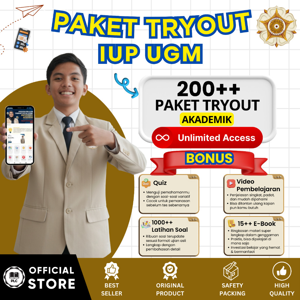 Tryout Online  Iup Ugm 2026 Paket Tryout Aplikasi CAT CBT Online Iup UGM 2026