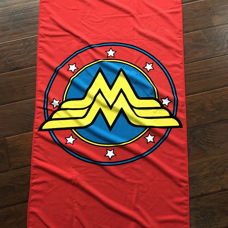 Export Microfiber Printed Beach Towel Custom Adult Printed Swimming Sweat Towel Beach Seat Cover Bat