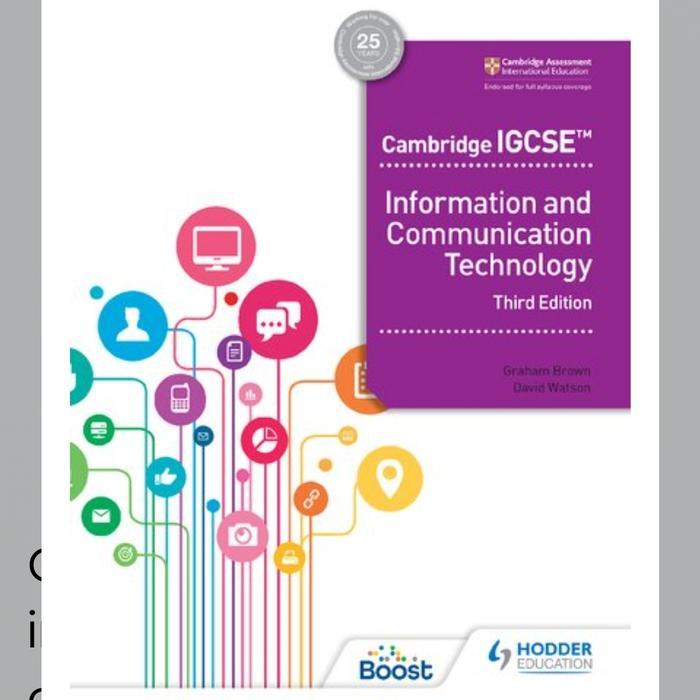 Cambridge IGCSE information and communication technology