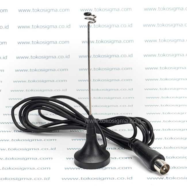 PORTABLE MAGNET ANTENA TV TUNER SIARAN ANALOG / DIGITAL DVB
