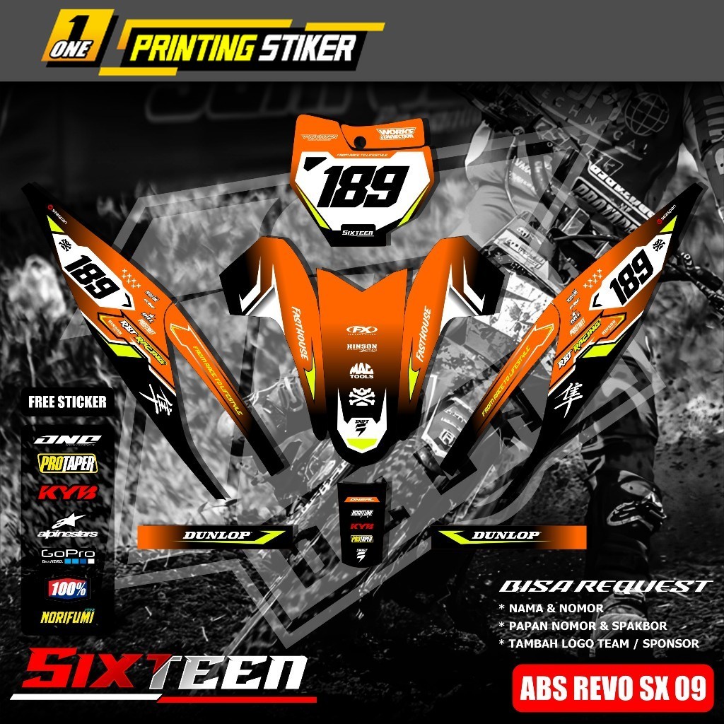 Striping Rbt Gtx Revo Absolute Stiker Striping Motor Rbt Bebek Modif