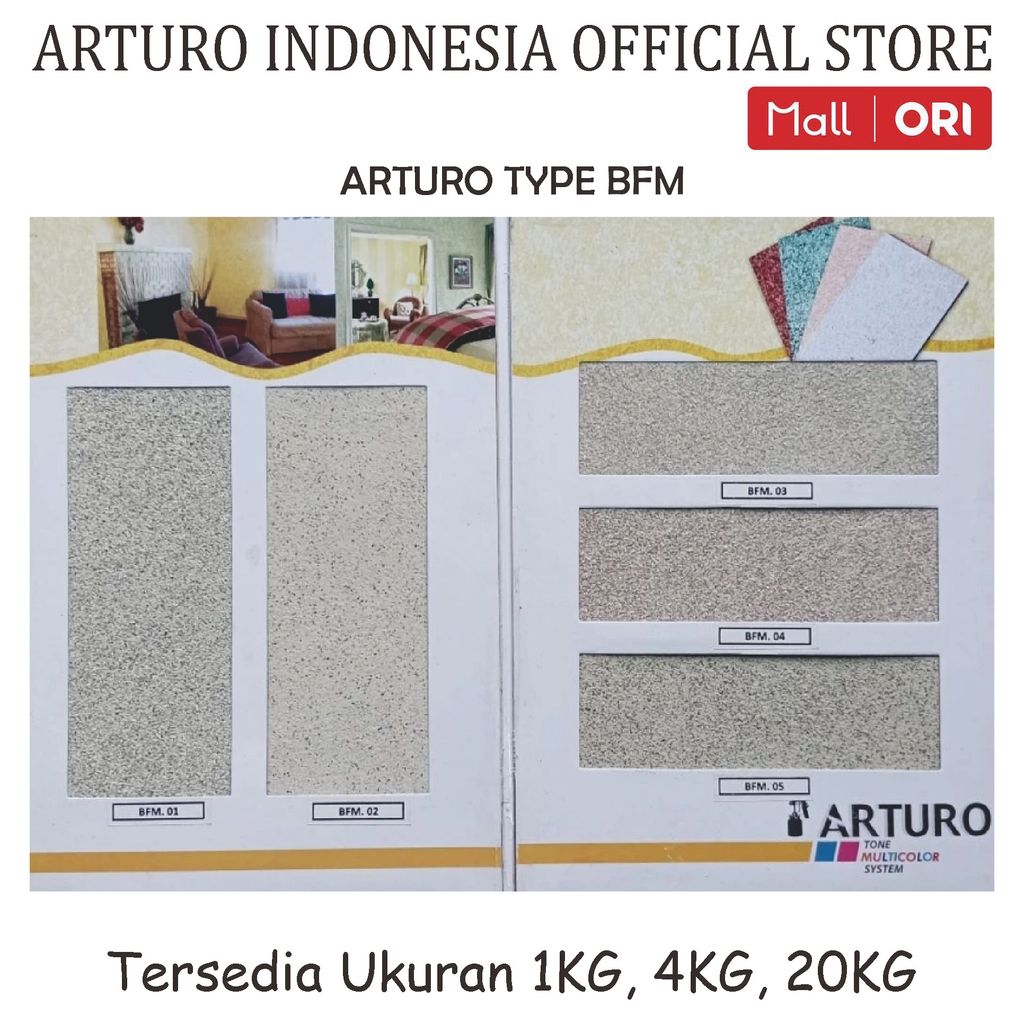 ARTURO Type BFM Pail 20Kg Cat Texture Multicolor (PAIL)