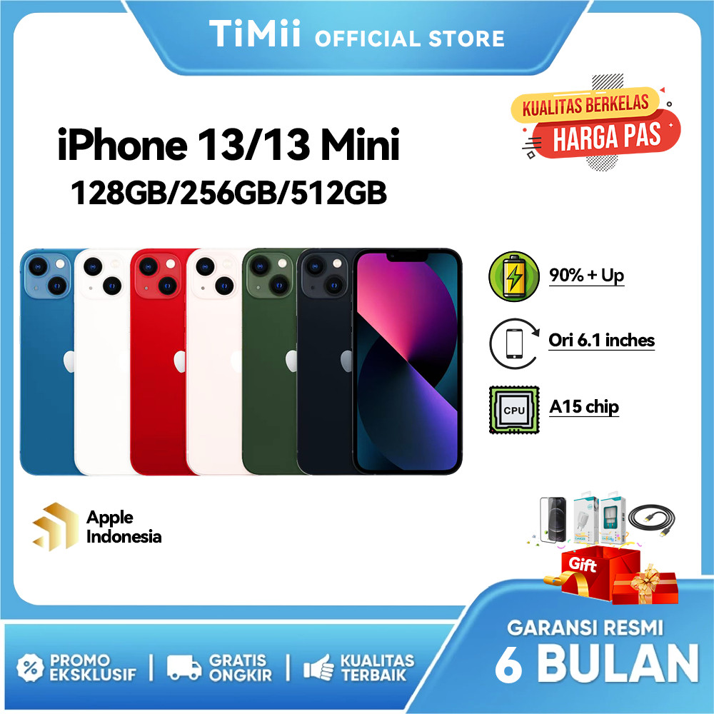 iPhone 13/iPhone 13 Mini 128gb/256gb/512gb Second Original 100% Second Mulus Fulset