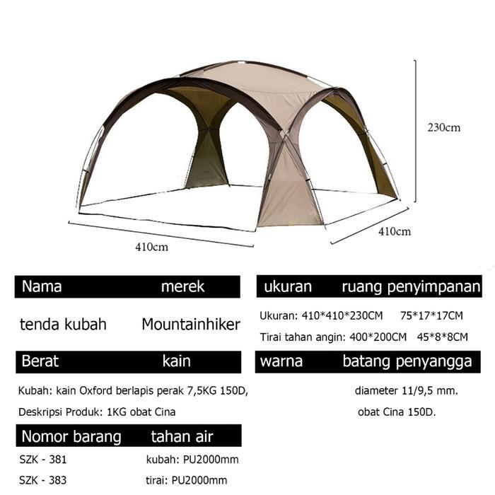 PROMO Tenda Dome Camping Dome Tenda /Piknik Tenda /otomatis Tenda/ Kanopi Besar Outdoor Tenda /Anti 