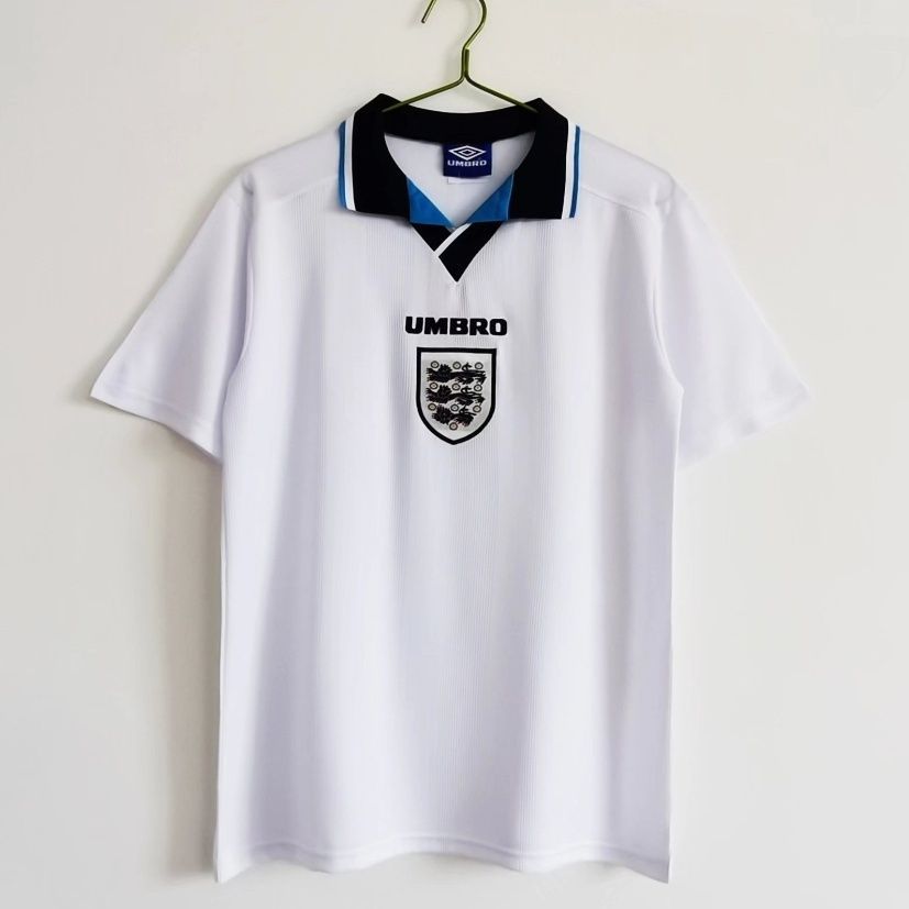 Jersey 1996 England home A58 T shirt pria