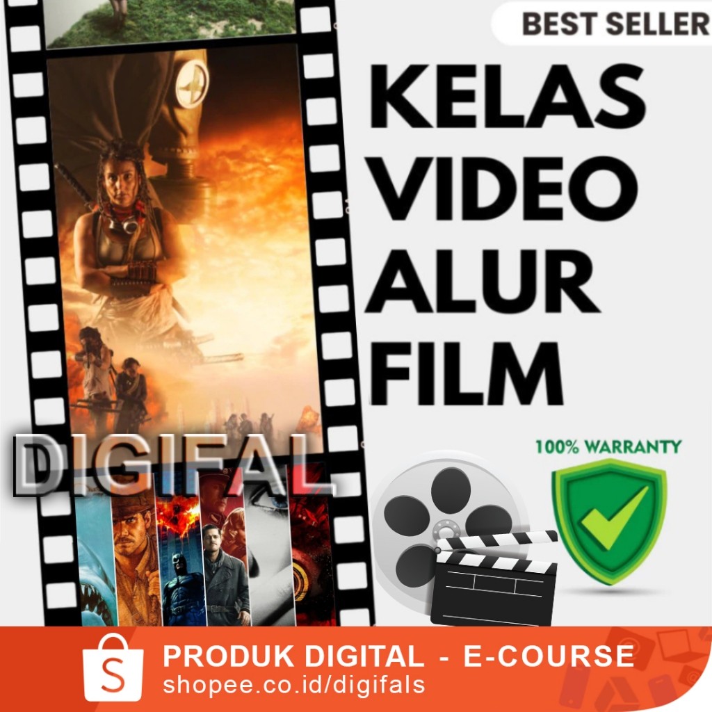 Kelas Alur Cerita Film Kursus Membuat Video Konten Alur Cerita Film Youtube + Tools Software dengan 