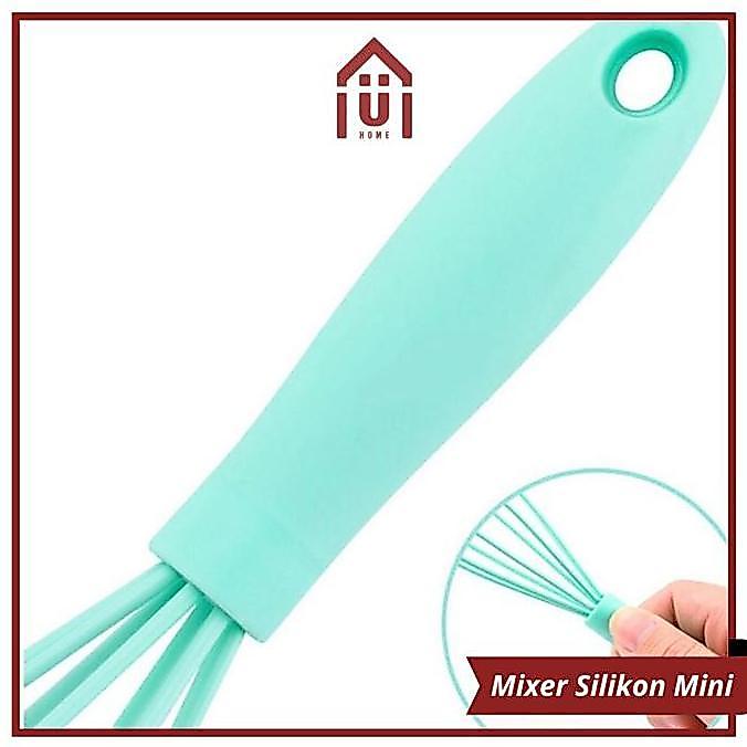Box- Uniso Home - Mixer Adonan Mini Full Silikon Anti Lengket 17 Cm