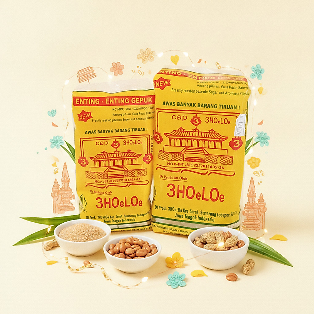 Enting-enting Gepuk Kacang Holo 3 Camilan Khas Semarang Enak Gurih