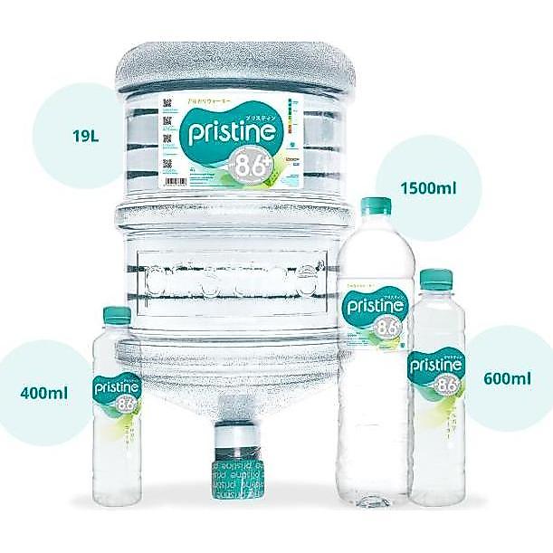 Drekki- Air Minum Pristine 8.6+ 400Ml 1 Dus 24 Botol