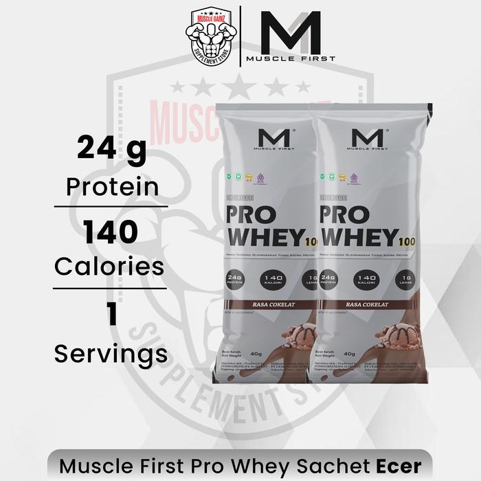 Muscle First M1 Pro Whey Sachet ECER Protein Whey Pro Whey To Go Susu Protein