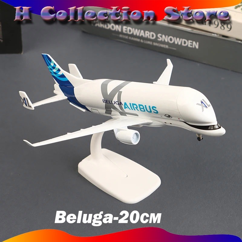 20cm Diecast Pesawat Beluga XL Diecast Pesawat Besi Diecast Pesawat Terbang Beluga Mainan Pesawat Be