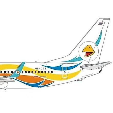 Nok Air B737-800 Hs-Dbz By Hogan Wings 1:200 Scale Plastik