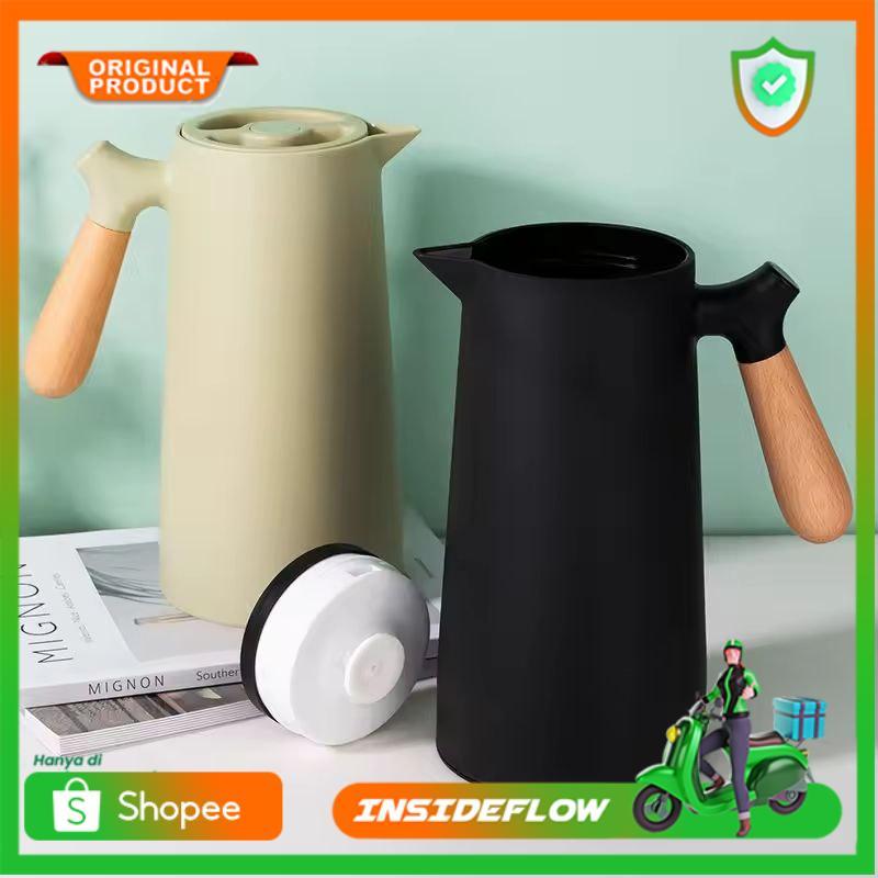 Termos Teko Thermos Air Panas Dingin 2 Layer 1L Estetik